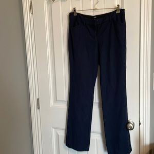 Black and blue checkered dress pants